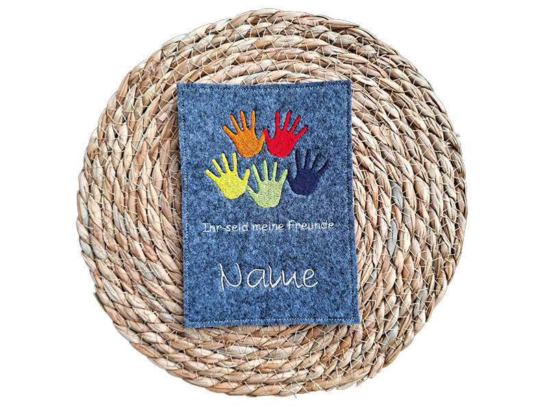 Meine Freunde Gotteslobhülle - Vollstick Stickdatei